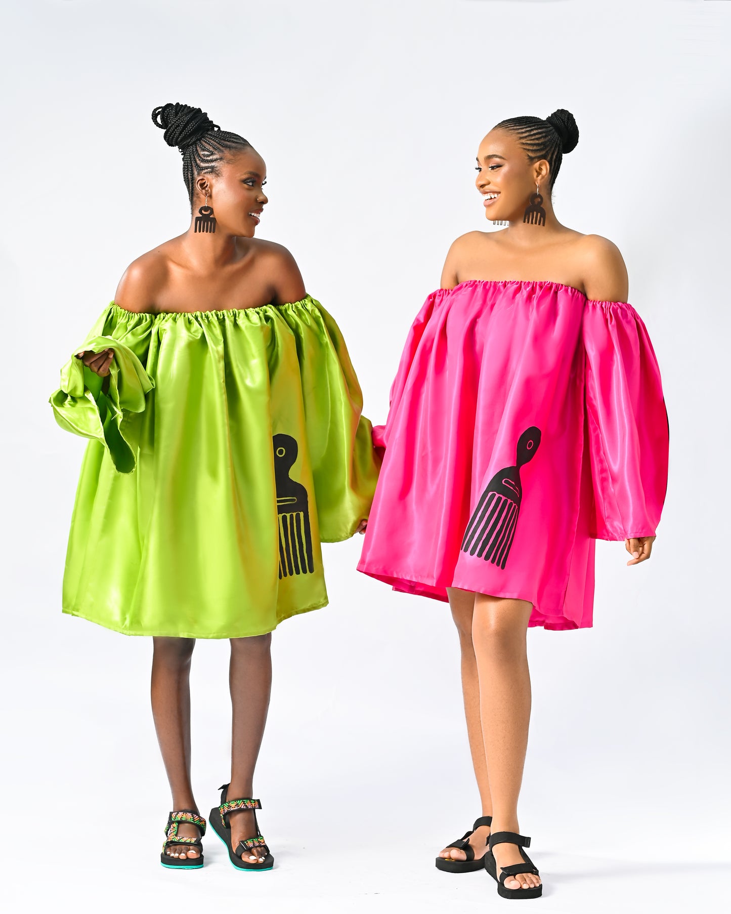 Abike off shoulder dress