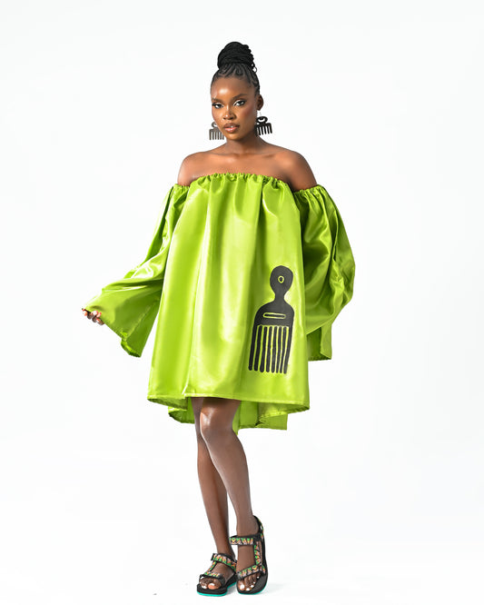Abike off shoulder dress