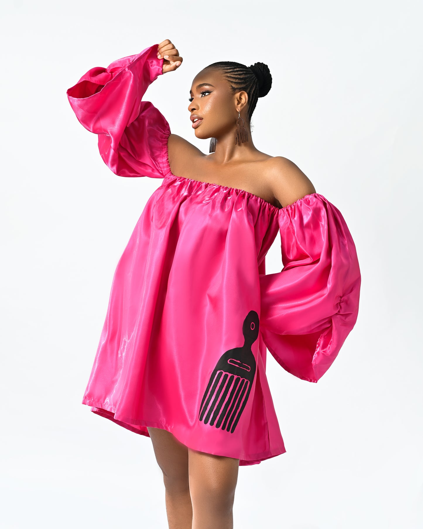 Abike off shoulder dress